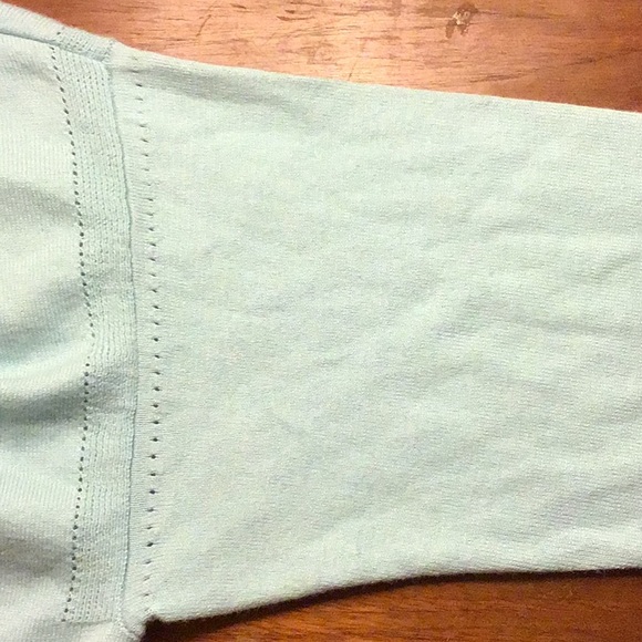 NWT Talbots Cute Light Blue Tassel Hem Sweater - Picture 6 of 6